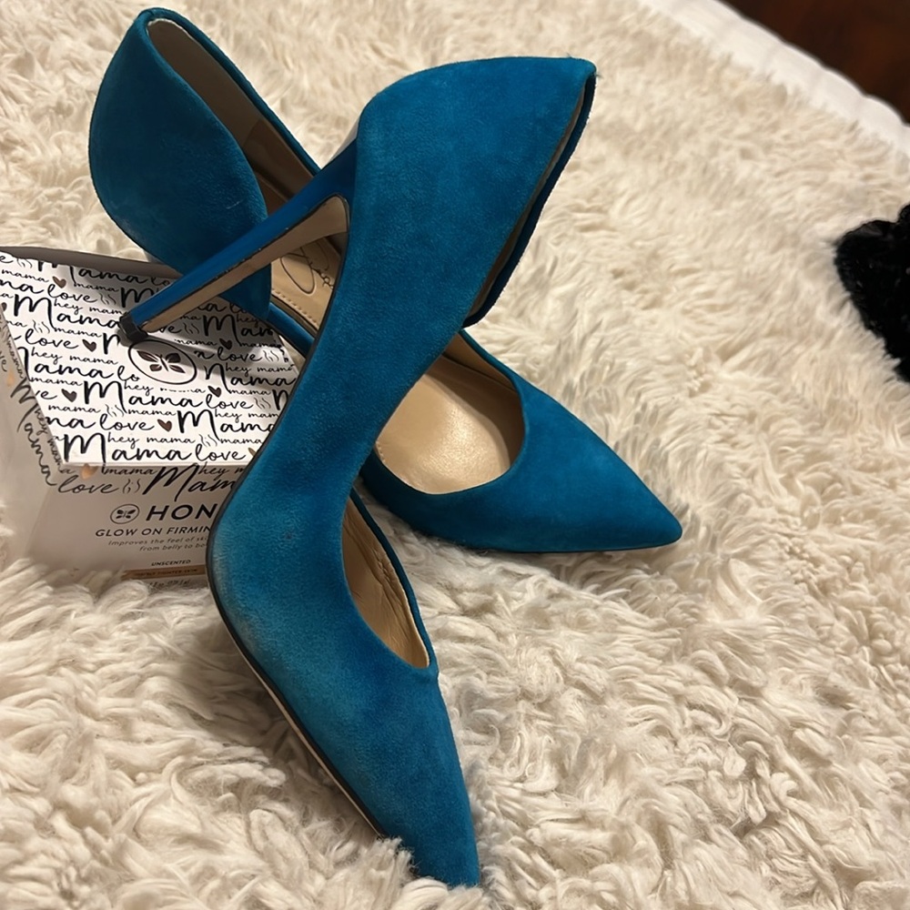 Woman’s shoe by Jessica Simpson blue size 7M pre~owned - Picture 2 of 5